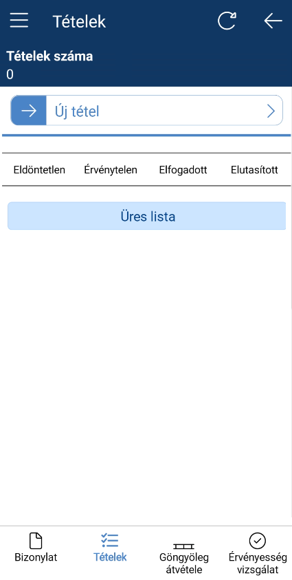 FlexMobile material - receipt screenshot